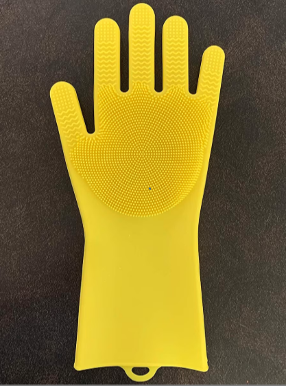 FurZapper Pet Grooming Glove, Yellow - Image 2